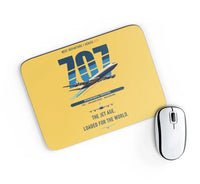 Thumbnail for Boeing 707-320C design on yellow rectangle mouse pad