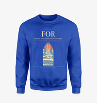 Thumbnail for Fortaleza - Pinto Martins International Airport FOR Sweatshirt - Blue