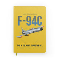 Thumbnail for F-94C Starfire design on yellow notebook