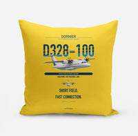 Thumbnail for Dornier D328-100 design on yellow pillow