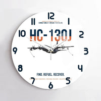 Thumbnail for HC-130J COMBAT KING II design on white no frame wall clock