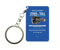 Thumbnail for JT9D-7R4 Key Chain design on blue key chain