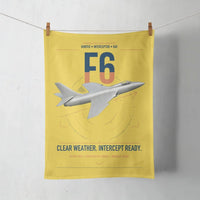 Thumbnail for Hawker Hunter F6 design on yellow towel