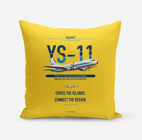 Thumbnail for NAMC YS-11A design on yellow pillow