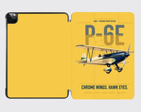 Thumbnail for Curtiss P-6E Hawk design on yellow ipad tablet case