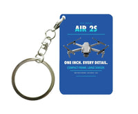 Thumbnail for DJI Air 2S Key Chain design on blue key chain