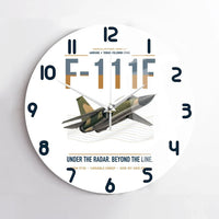 Thumbnail for F-111F Aardvark design on white no frame wall clock