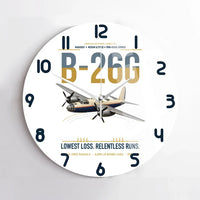 Thumbnail for B-26G Marauder design on white no frame wall clock