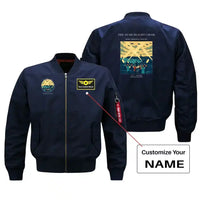 Thumbnail for VINTAGE G4504 - The Searchlight Choir - Bomber Jacket design on blue+name
