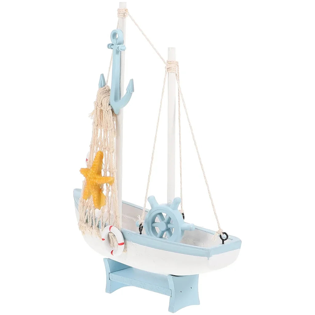 Blue with Display Base Nautical Model - view 5