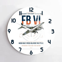 Thumbnail for de Havilland Mosquito FB VI design on white no frame wall clock