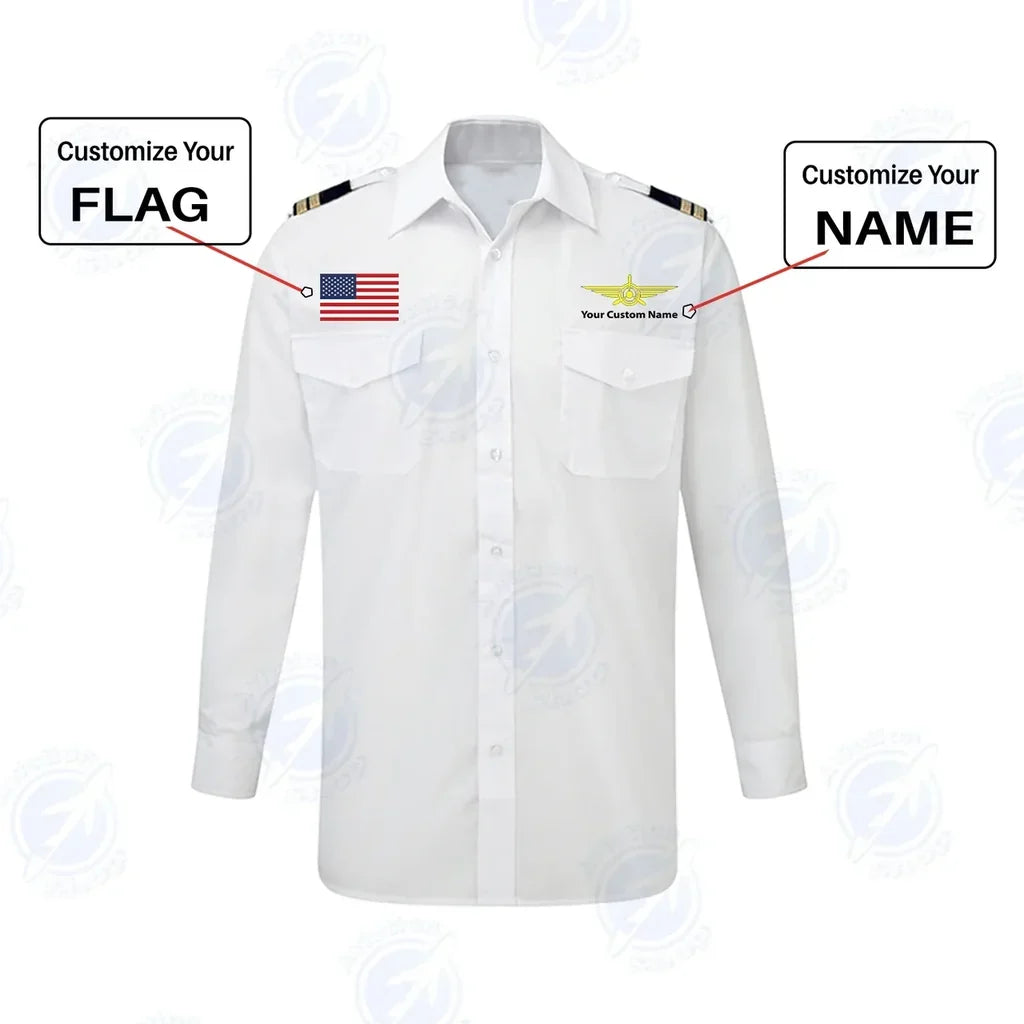 Customisable Pilot Epaulettes Shirt - view 3