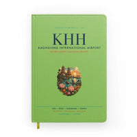 Thumbnail for Kaohsiung International Airport (KHH) design on light green notebook