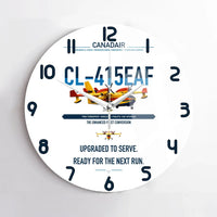 Thumbnail for Canadair CL-415EAF design on white no frame wall clock