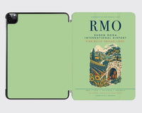 Thumbnail for Chisinau Eugen Doga International Airport (RMO) design on light green ipad tablet case