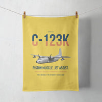 Thumbnail for C-123K Provider design on yellow towel