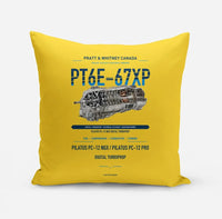 Thumbnail for PT6E-67XP design on yellow pillow
