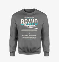 Thumbnail for Cessna Citation Bravo design on gray sweatshirt