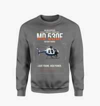 Thumbnail for MD Helicopters MD 530F design on gray sweatshirt