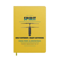 Thumbnail for Ascent AeroSystems Spirit design on yellow notebook