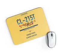Thumbnail for Canadair CL-215T design on yellow rectangle mouse pad