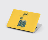 Thumbnail for Sion Airport (SIR) design on yellow MacBook case