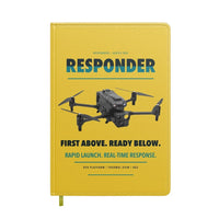Thumbnail for BRINC Responder design on yellow notebook