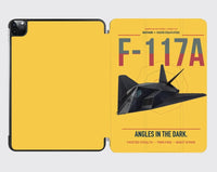 Thumbnail for F-117A Nighthawk design on yellow ipad tablet case