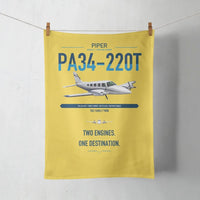 Thumbnail for Piper PA-34-220T Seneca V design on yellow towel