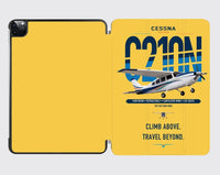 Thumbnail for Cessna T210N Centurion design on yellow ipad tablet case