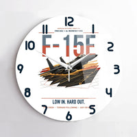 Thumbnail for F-15E Strike Eagle design on white no frame wall clock
