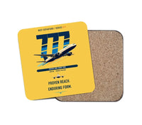 Thumbnail for Boeing 777-200ER design on yellow 1 piece coaster