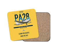 Thumbnail for Piper PA-28-181 Archer LX design on yellow 1 piece coaster