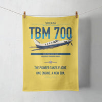 Thumbnail for Socata TBM 700 design on yellow towel