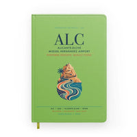 Thumbnail for Alicante-Elche Miguel Hernandez Airport (ALC) design on light green notebook