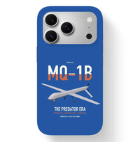 Thumbnail for MQ-1B Predator design on blue magsafe iphone case, for iPhone 17 Pro