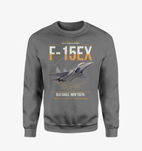 Thumbnail for F-15EX Eagle II design on gray sweatshirt