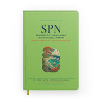 Thumbnail for Francisco C. Ada Saipan International Airport (SPN) design on light green notebook