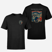 Thumbnail for VINTAGE G4082 - The Red-Eye Lounge - Double-Side T-Shirt design on black double side t shirt