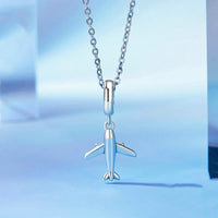 Thumbnail for Mini Plane Shaped Necklace - view 4