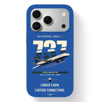 Thumbnail for Boeing 737-900ER design on blue magsafe iphone case