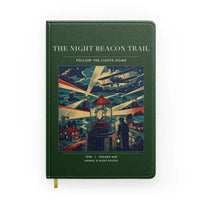 Thumbnail for VINTAGE G4016 - The Night Beacon Trail - Designed Notebooks design on darkgreen