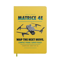 Thumbnail for DJI Matrice 4E design on yellow notebook