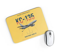 Thumbnail for KC-135 STRATOTANKER design on yellow rectangle mouse pad