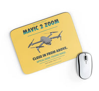 Thumbnail for DJI Mavic 2 Zoom design on yellow rectangle mouse pad