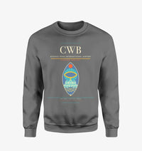 Thumbnail for Afonso Pena International Airport (CWB) design on gray sweatshirt