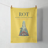 Thumbnail for Rotorua Regional Airport (ROT) design on yellow towel