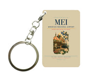Thumbnail for Meridian Regional Airport (MEI) design on beige key chain