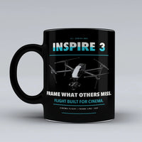 Thumbnail for Inspire 3 Mug design on black dji