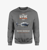Thumbnail for Airbus H135 design on gray sweatshirt
